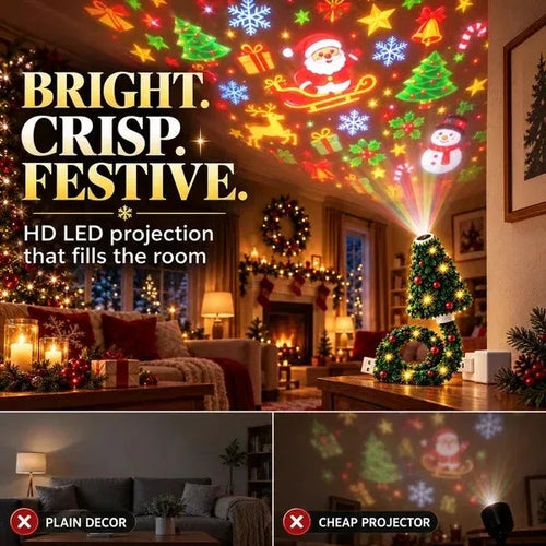 Magical Christmas Tree USB Projector Light