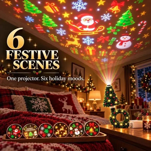Magical Christmas Tree USB Projector Light